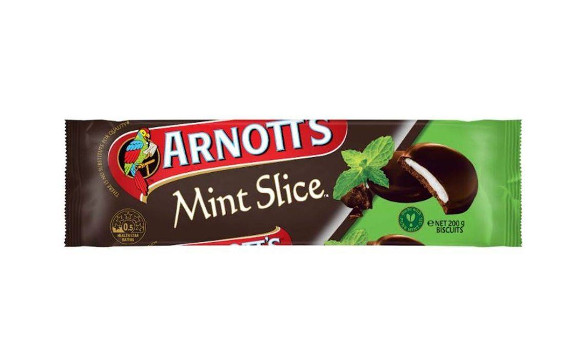 Arnotts Chocolate Mint Slice 200g