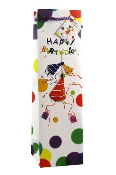 Bella Vita Bag Happy Birthday Hats Confetti (750ml bag)