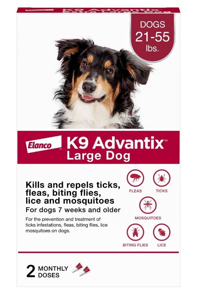 K9 Advantix Flea Tick & Mosquito Prevention For Large Dogs (2 ct)