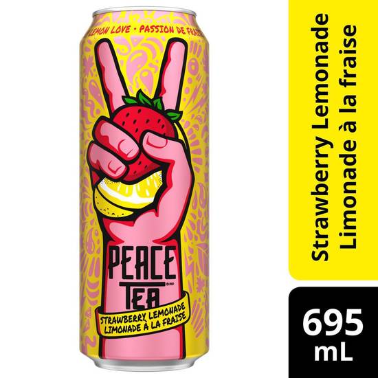Peace Tea Strawberry Lemon Love Can (695 ml)