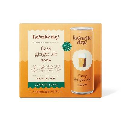 Favorite Day Ginger Ale Soda (6 x 12 fl oz)