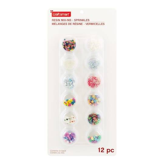 Craft Smart Sprinkles Resin Mix-Ins, Assorted (12 ct)