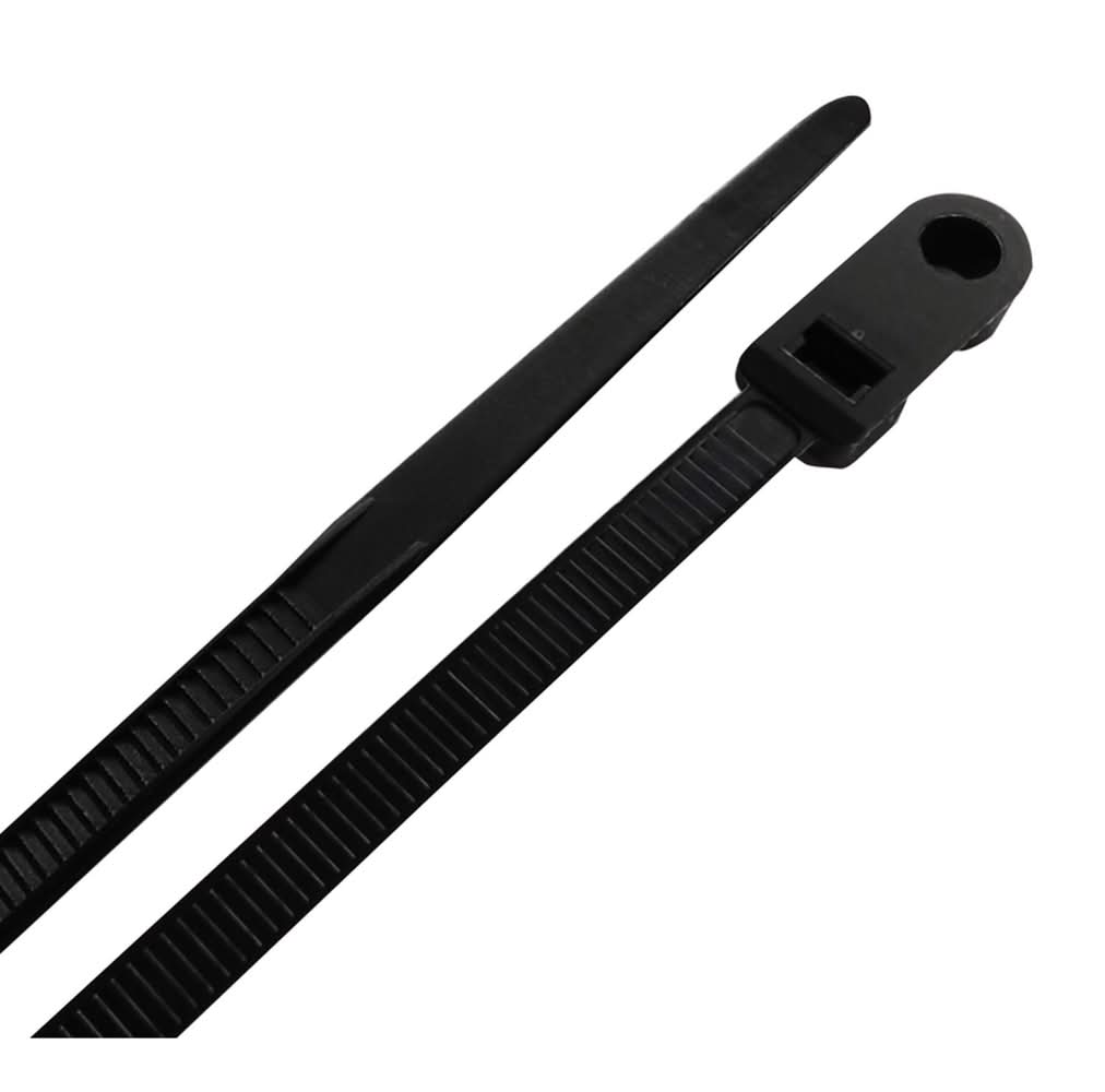 Steel Grip 8 In. L Black Cable Tie 100 Pk