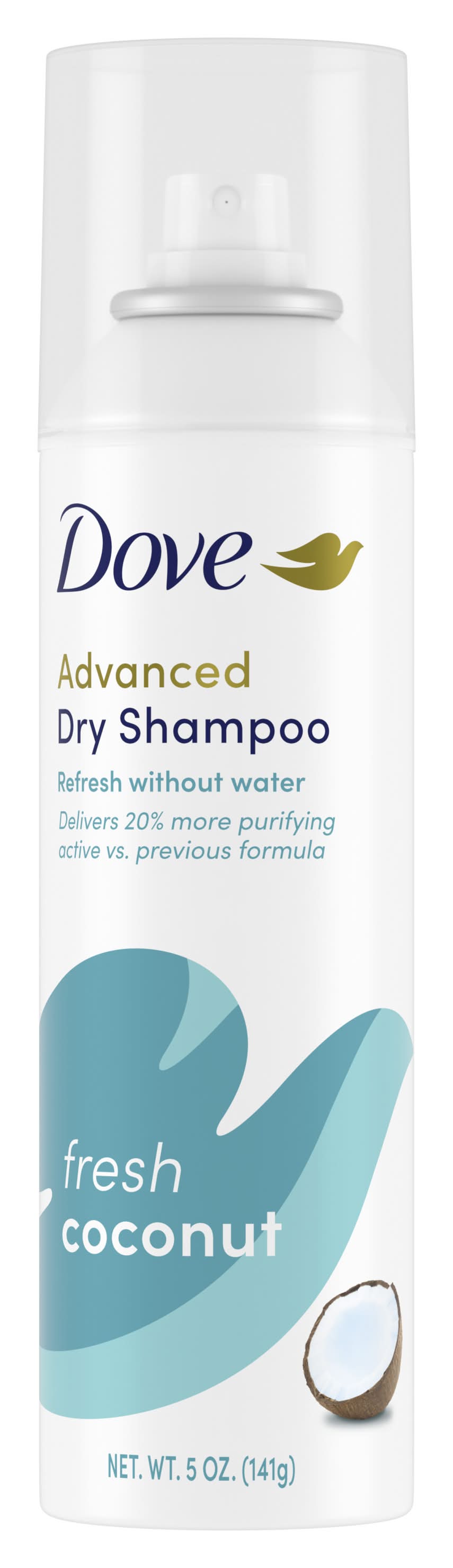 Dove Advanced Hair Dry Shampoo, Fresh Coconut (5 oz)