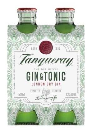 Tanqueray Gin & Tonic Bottle 275ml