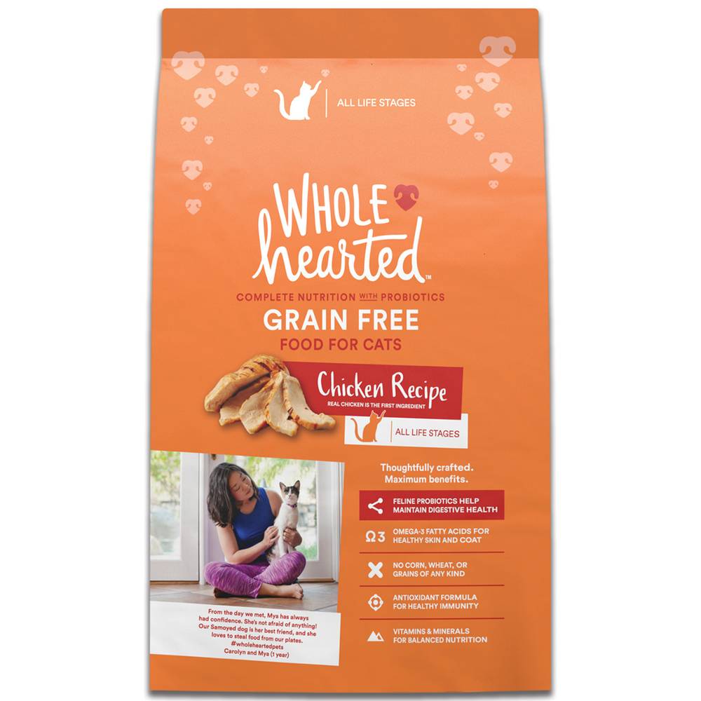 Whole hearted alimento natural para gato (todas las edades/pollo)