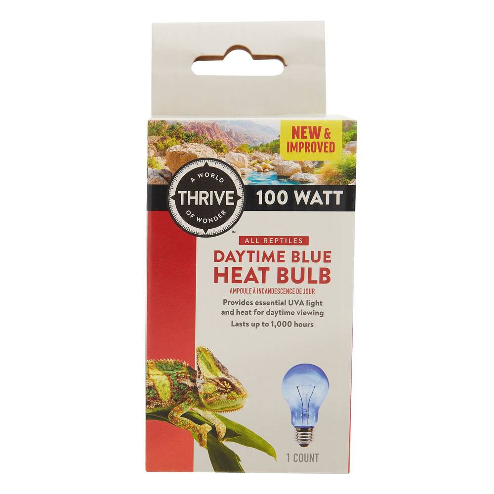 Thrive Reptile Daytime Blue Heat Bulb (Size: 100W)