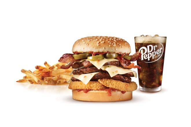 Triple Spicy Western Bacon Cheeseburger Combo