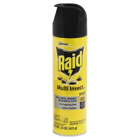 Raid Multi Insect Killer Insecticide Aerosol Spray