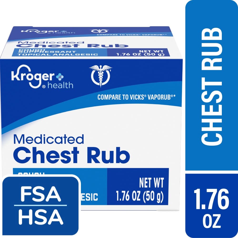 Kroger Cough Suppressant Medicated Chest Rub (1.76 oz)