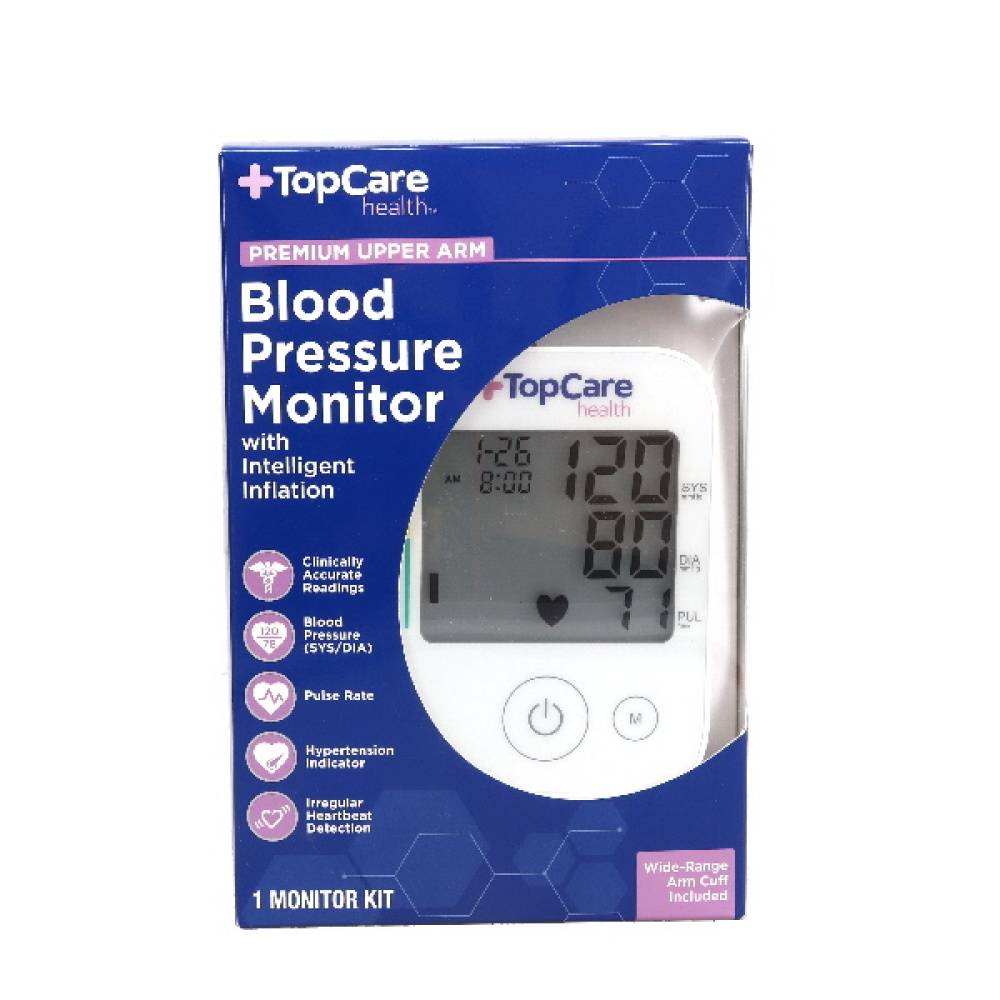 Topcare Blood Pressure Monitor Premium Upper Arm