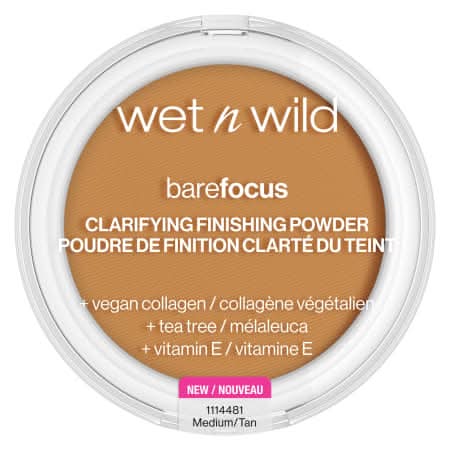 Wet N Wild® Bare Focus™ Clarifying Finishing Powder Dark Brown