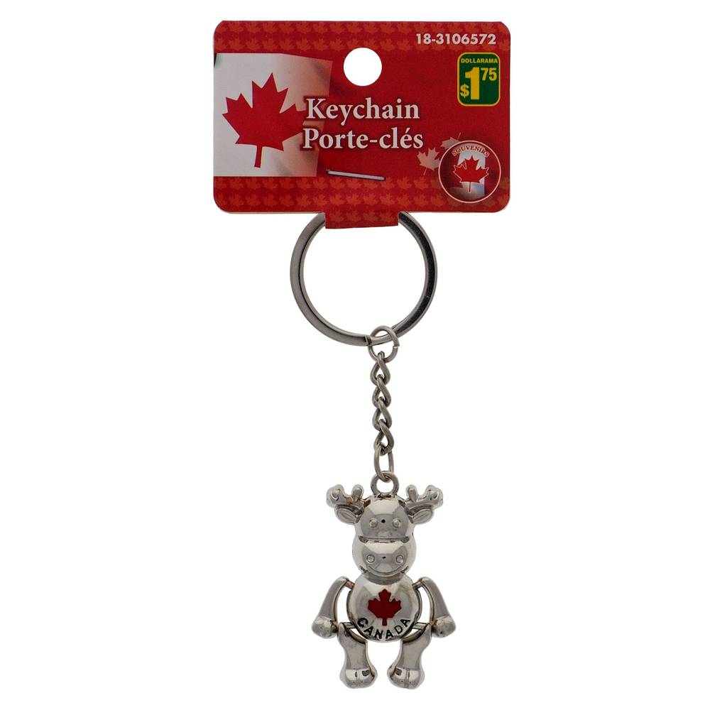 Canada Souvenir Animal Keychain