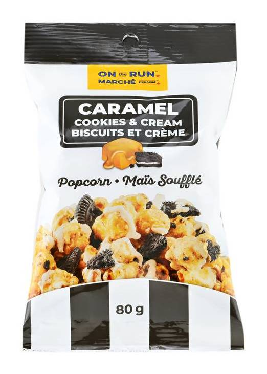 On the Run Cookies & Cream Popcorn 80G