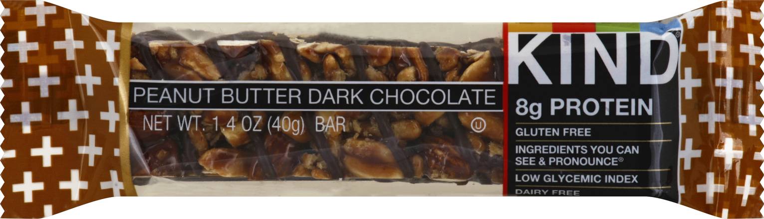 Kind Peanut Butter Dark Chocolate 8g Protein Bar