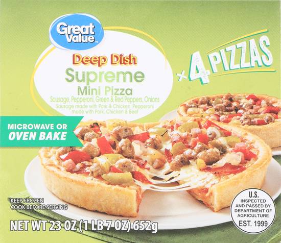 Great value 2024 mini pizza