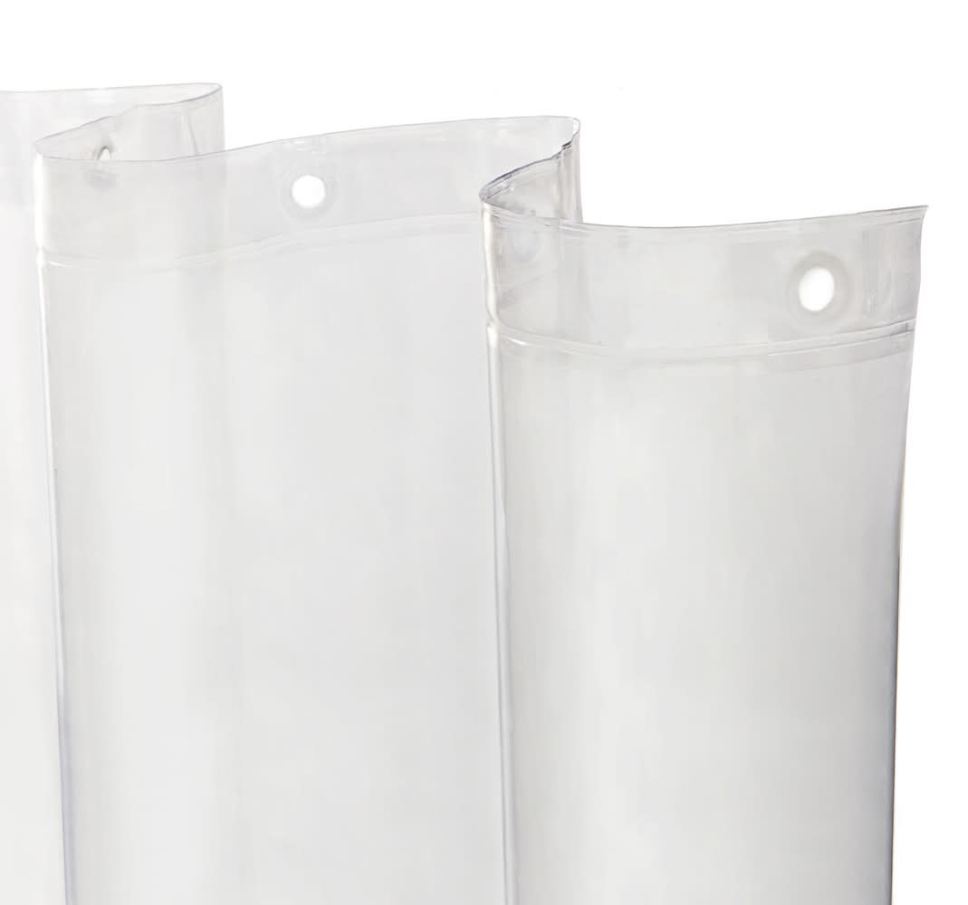 Style Selections Lightweight PEVA 70.0-in W x 72-in L Clear Solid EVA/PEVA Shower liner