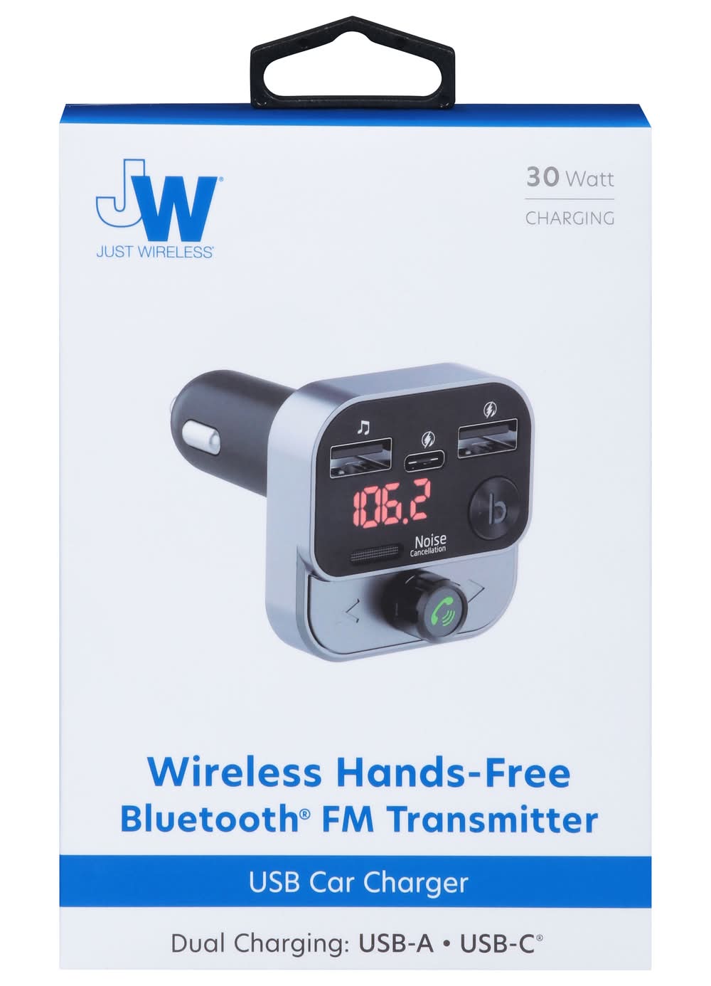 Just Wireless Bluetooth Fm Transmitter Usb Car Charger