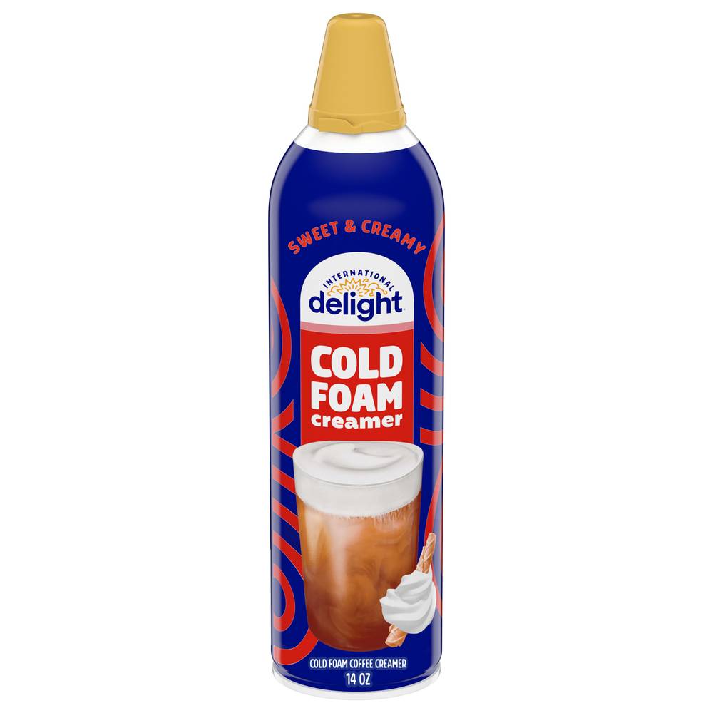 International Delight Cold Foam Coffee Creamer, Sweet & Creamy (14 oz)