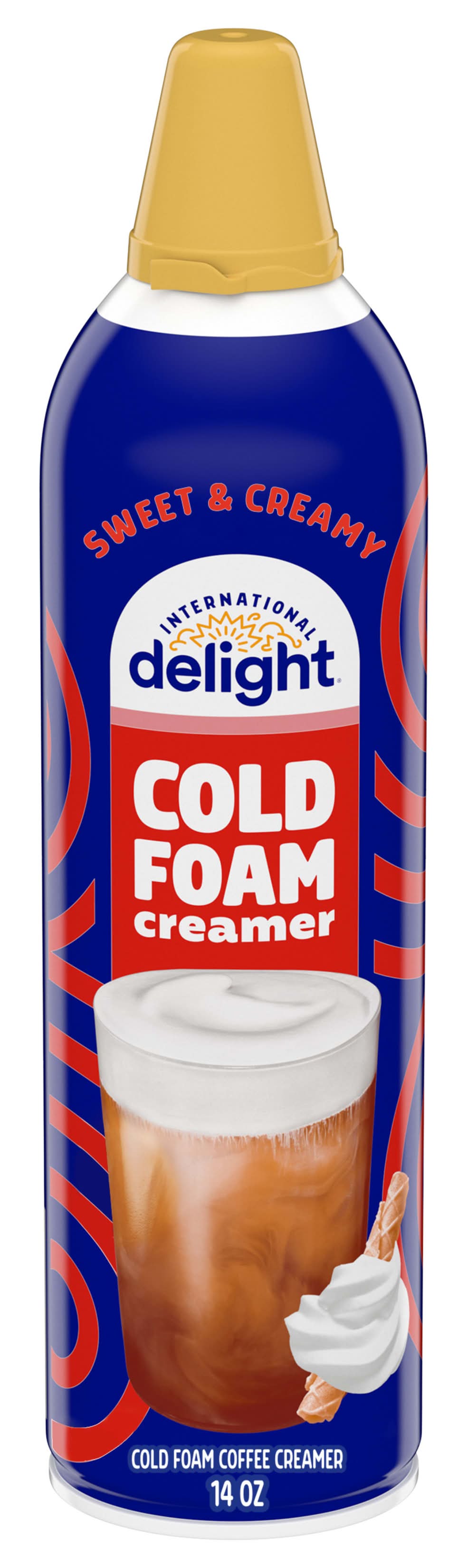International Delight Cold Foam Coffee Creamer, Sweet & Creamy (14 oz)