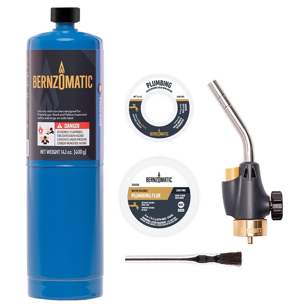 Bernzomatic Plumbing 14.1 Oz Basic Torch Kit Steel 1 Pc Propane