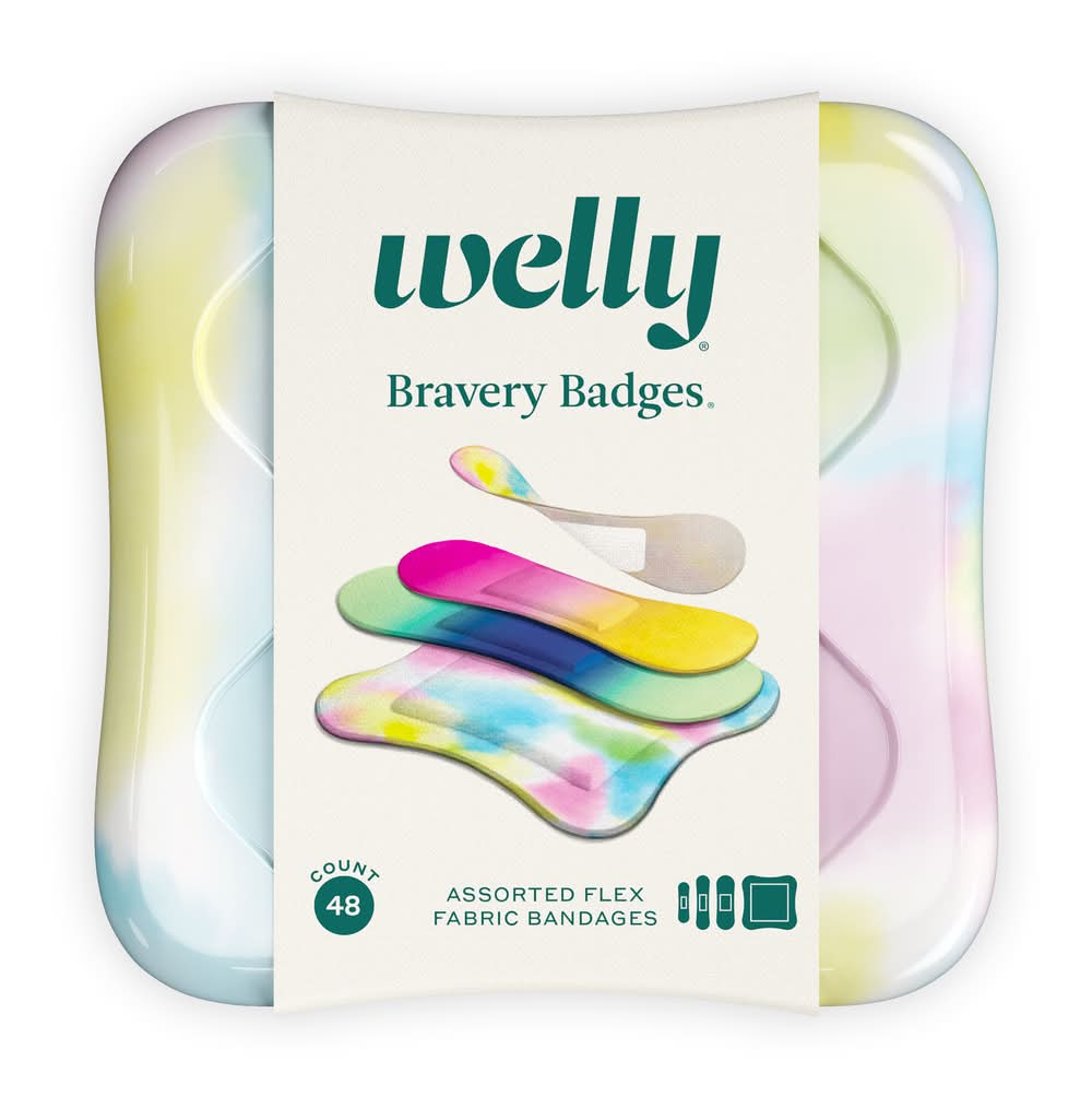 Welly Bravery Badges Assorted Flex Fabric Bandages (4.8 oz)