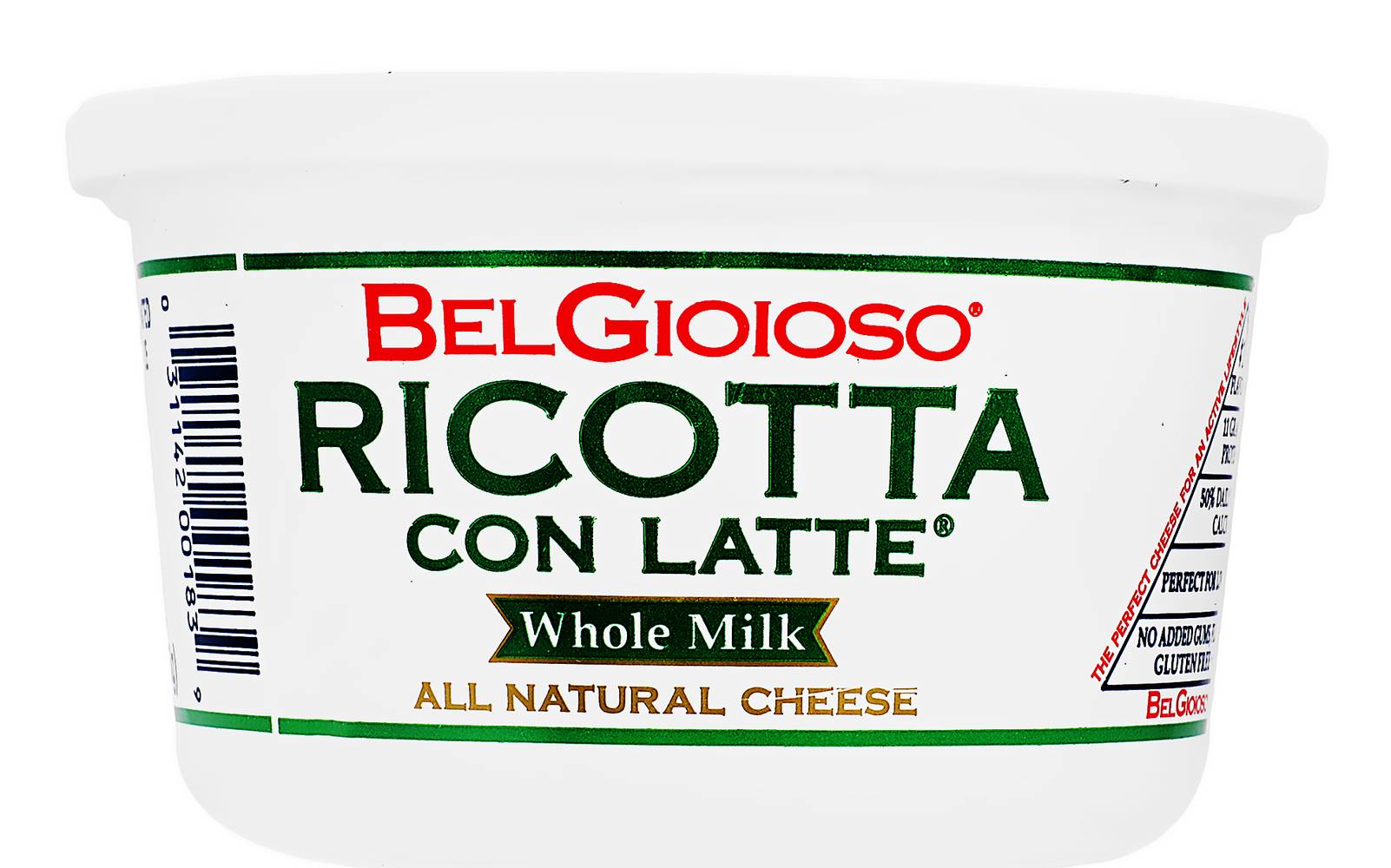 BelGioioso · Queso ricota de leche entera (453 g)