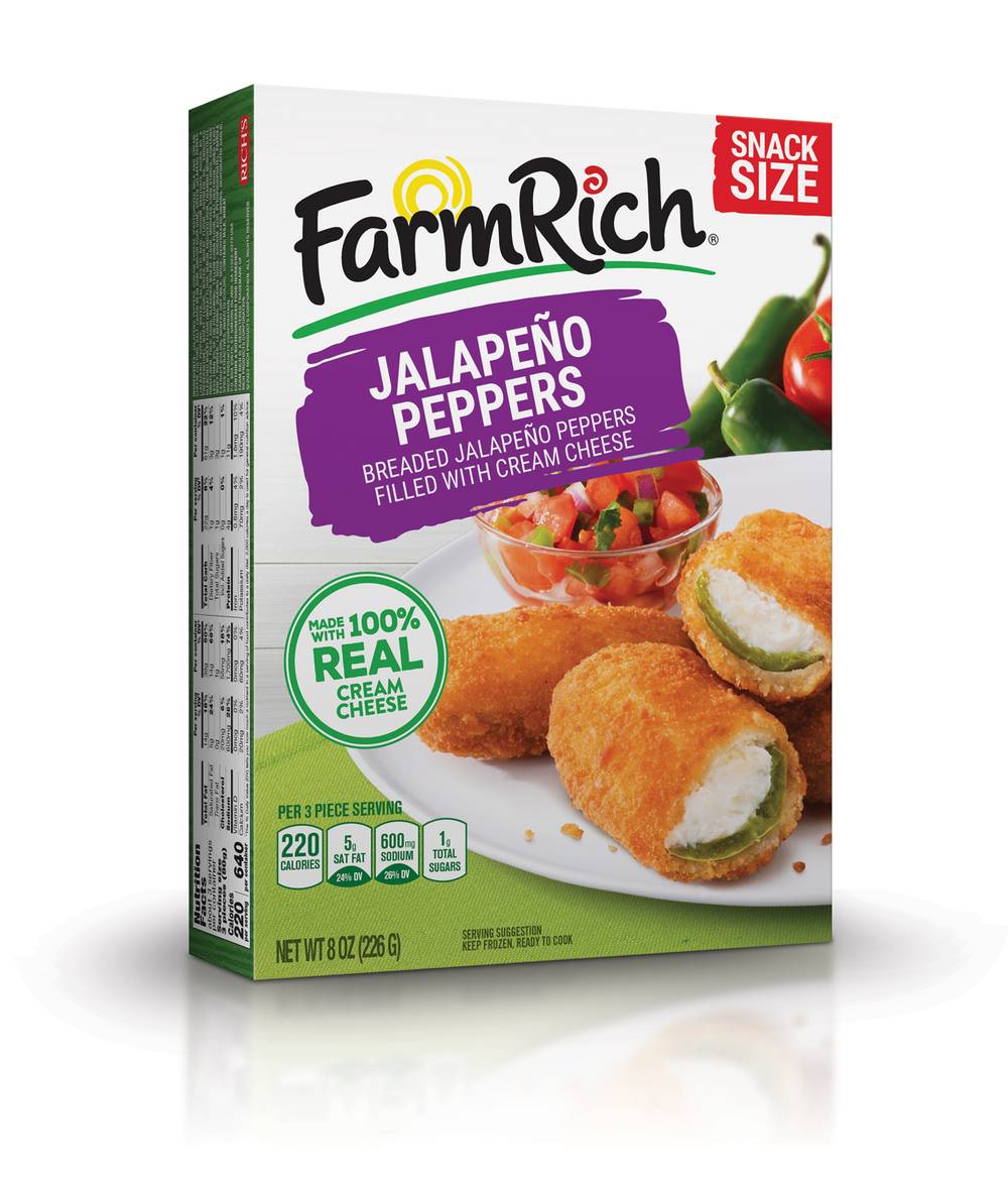 Farm Rich Jalapeno Peppers Snack Size (8 oz)