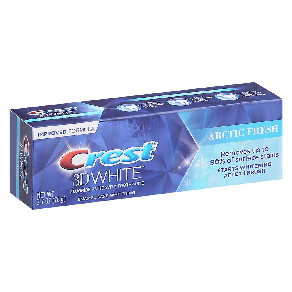 CREST 3D White Arctic Fresh Fluoride Anticavity Toothpaste (2.7 oz)