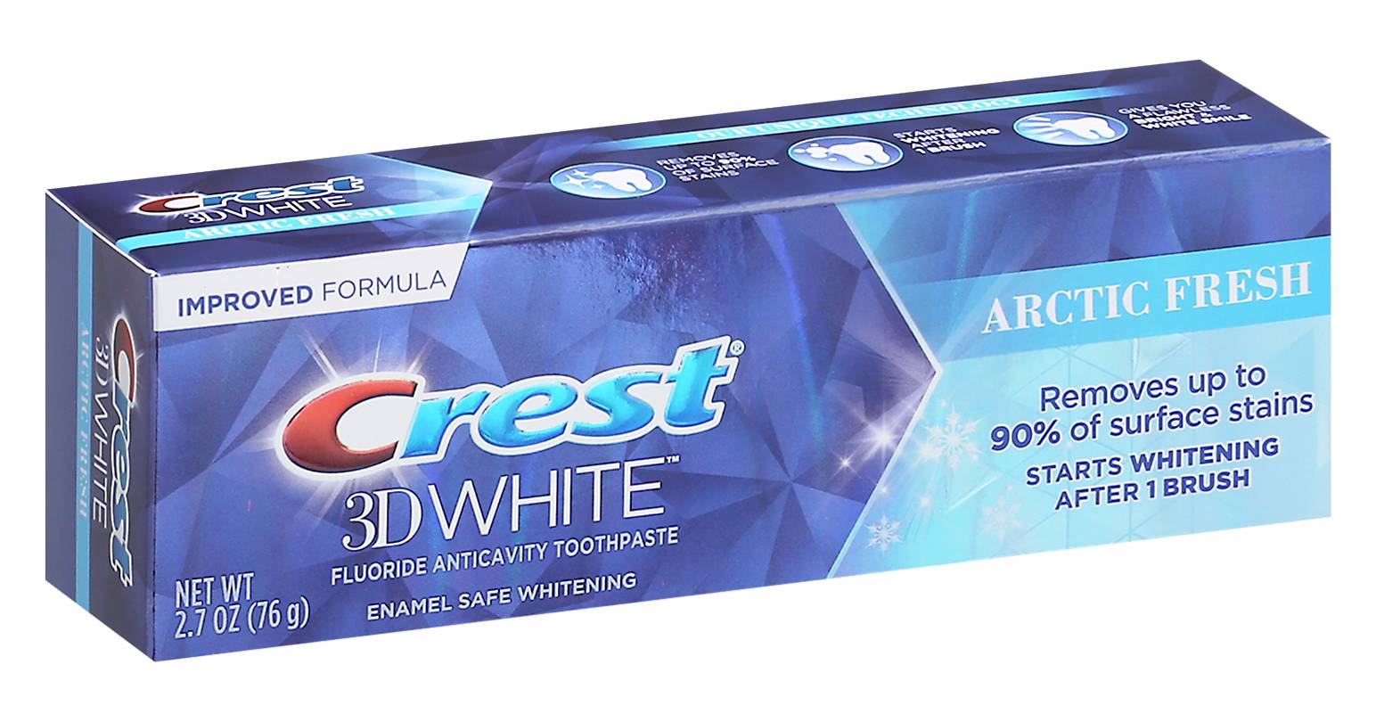 CREST 3D White Arctic Fresh Fluoride Anticavity Toothpaste (2.7 oz)