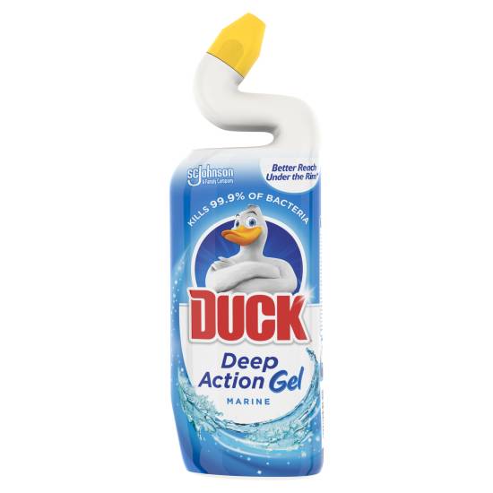 Duck Deep Action Marine Wave Liquid Toilet Cleaner Gel (750ml)