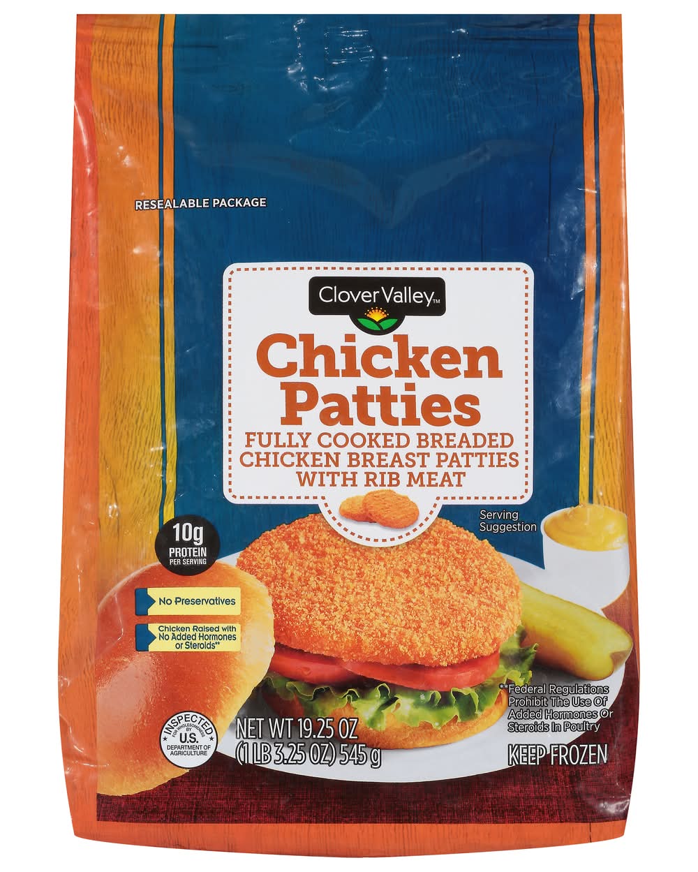 Clover Valley Chicken Patties (19.25 oz)