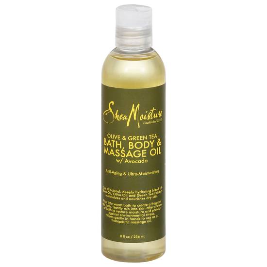 Sheamoisture Olive & Green Tea Massage Oil (8 oz)