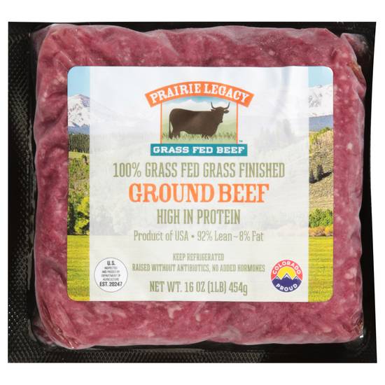Prairie Legacy Grass Fed 92% Ground Beef