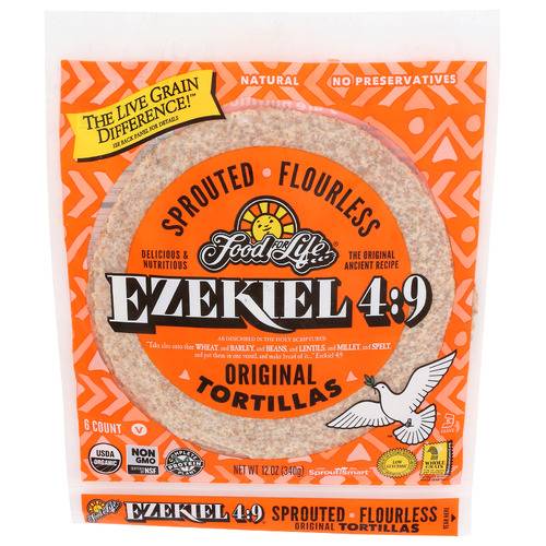 Food For Life Ezekiel 4:9 Tortillas