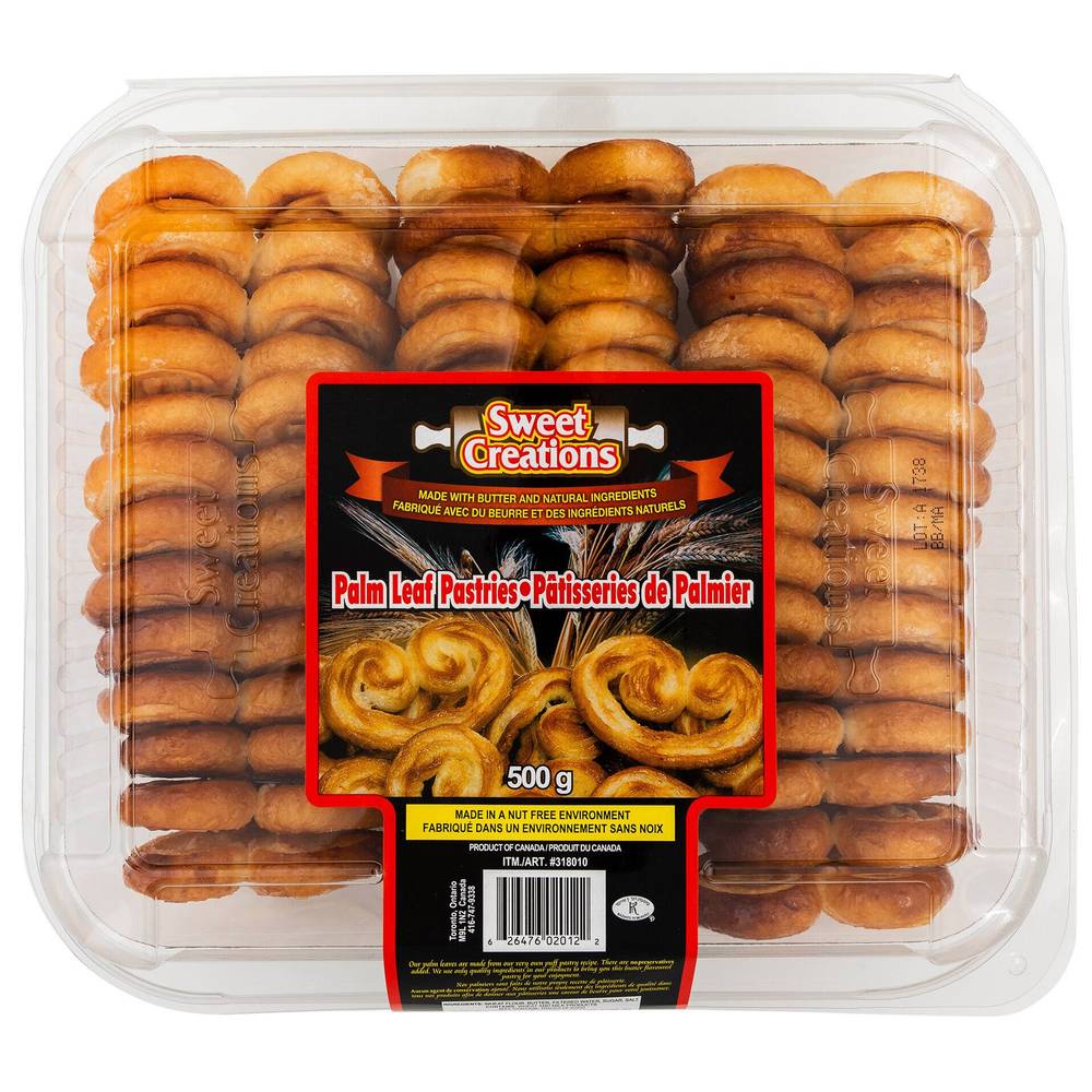 Sweetcreation Palmiers 500 G Ecsl 90
