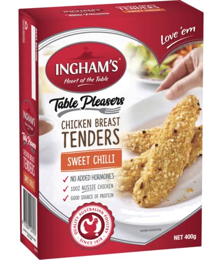 Ingham's Chicken Breast Tenders Sweet Chilli (400g)