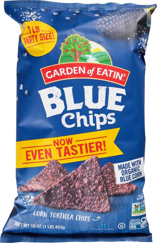 Garden Of Eatin' Party Size Blue Corn Tortilla Chips