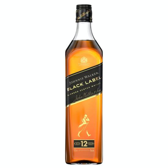 Johnnie Walker Blended Scotch Black Label Whisky (750 ml)