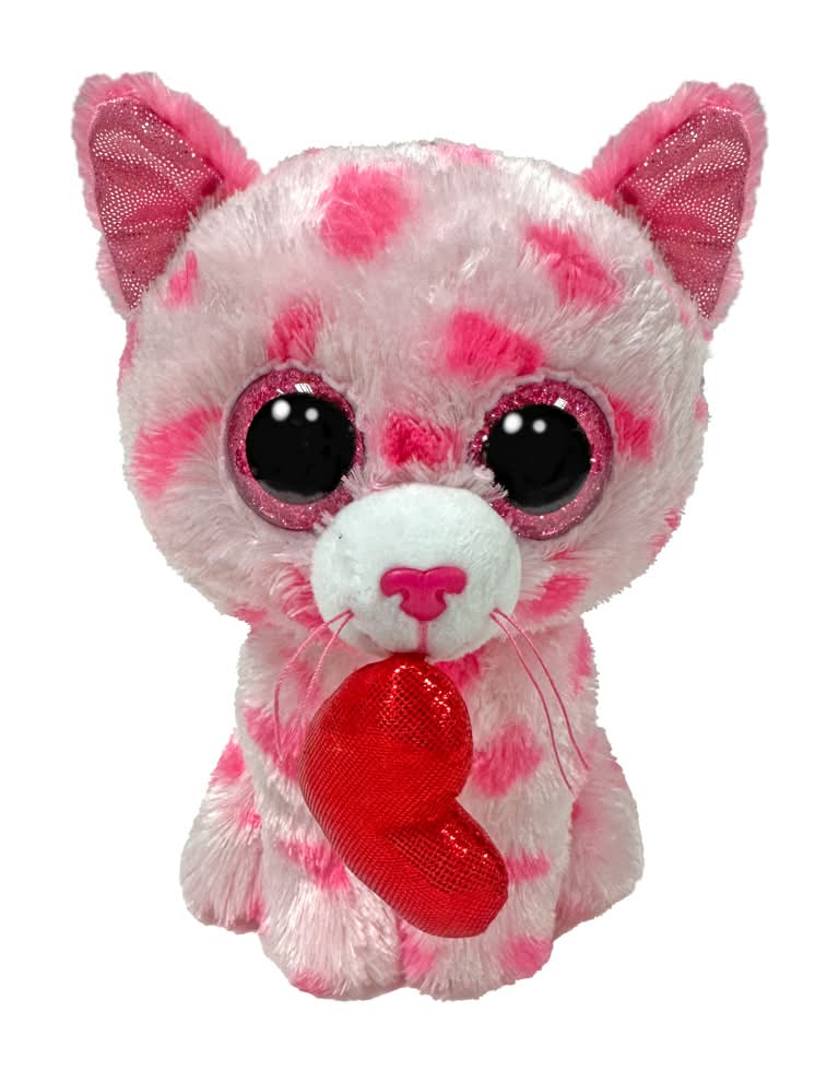 Ty Inc Sweet Cat with Heart Plush