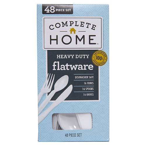 Complete Home Plastic Cutlery - 48.0 ea