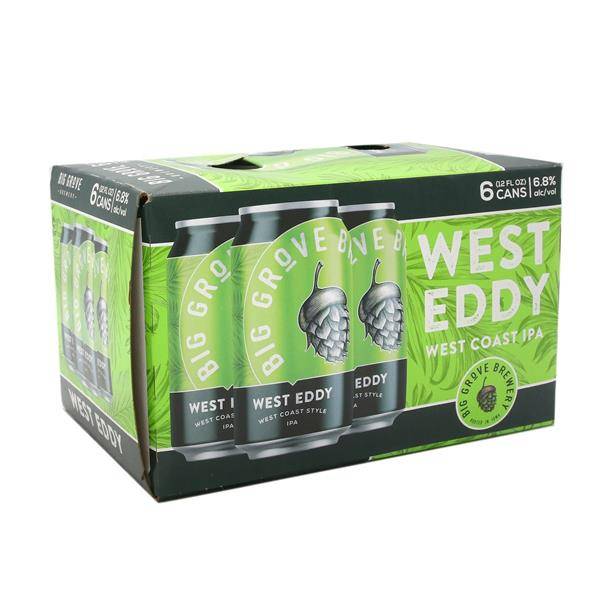 Big Grove Brewery West Eddy Ipa (6x 12oz cans)