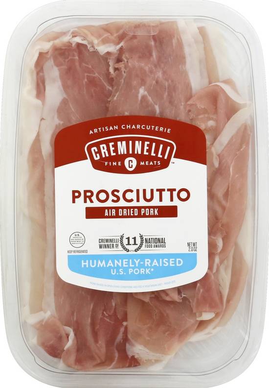 Sliced Prosciutto Creminelli 2 oz