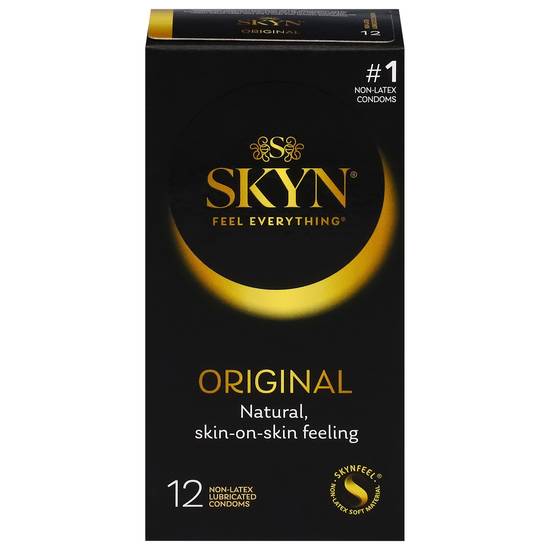 Skyn Original Non-Latex Lubricated Condoms (12 ct)