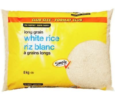 No name riz blanc à grains longs - long grain white rice