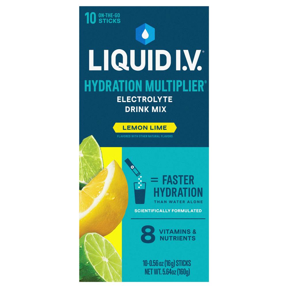 Liquid I.v. Hydration Multiplier Electrolyte Drink Mix (5.65 oz) (lemon lime)