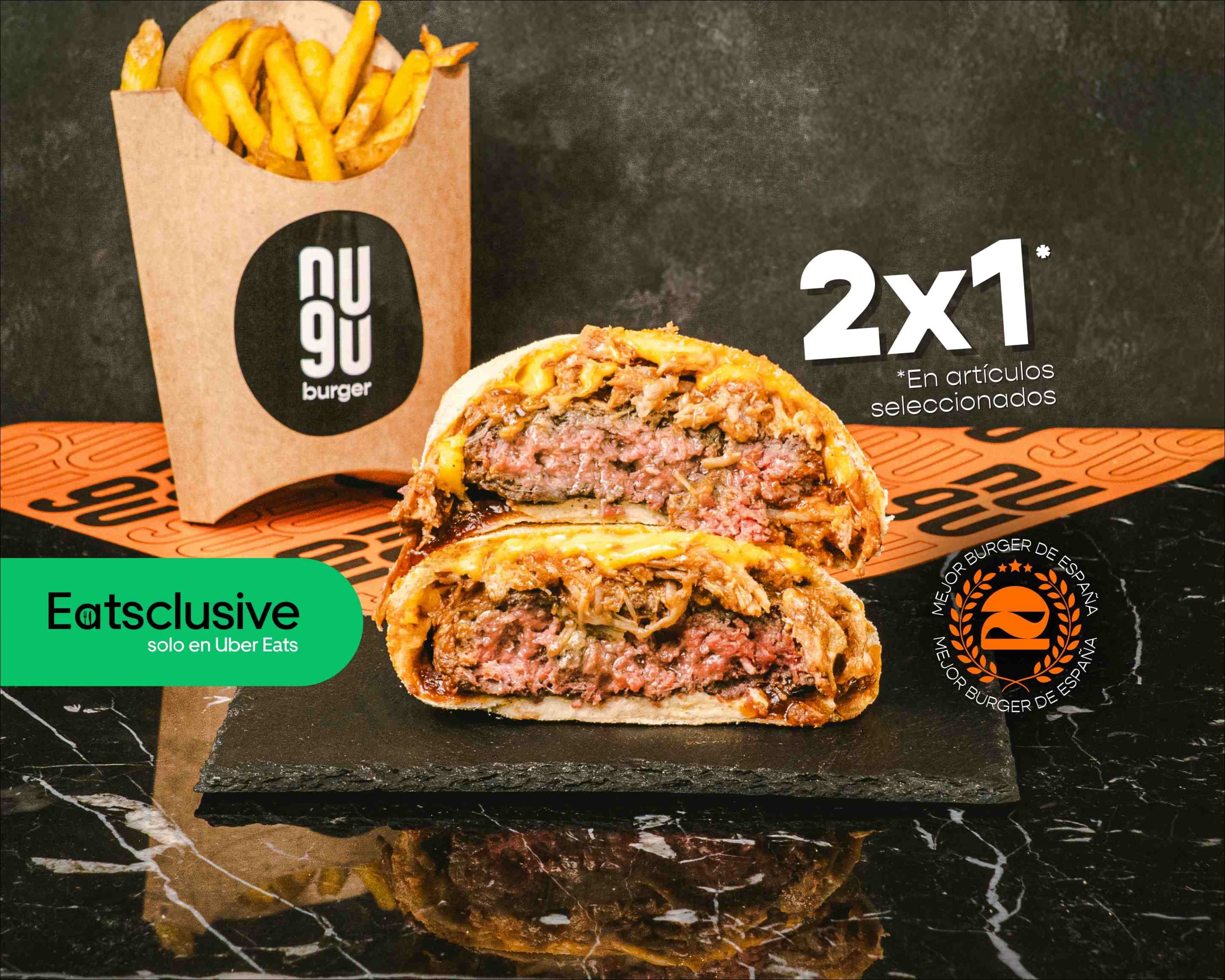 Nugu Burger (Emilio Muñoz) Menu Delivery【Menu & Prices】Madrid | Uber Eats