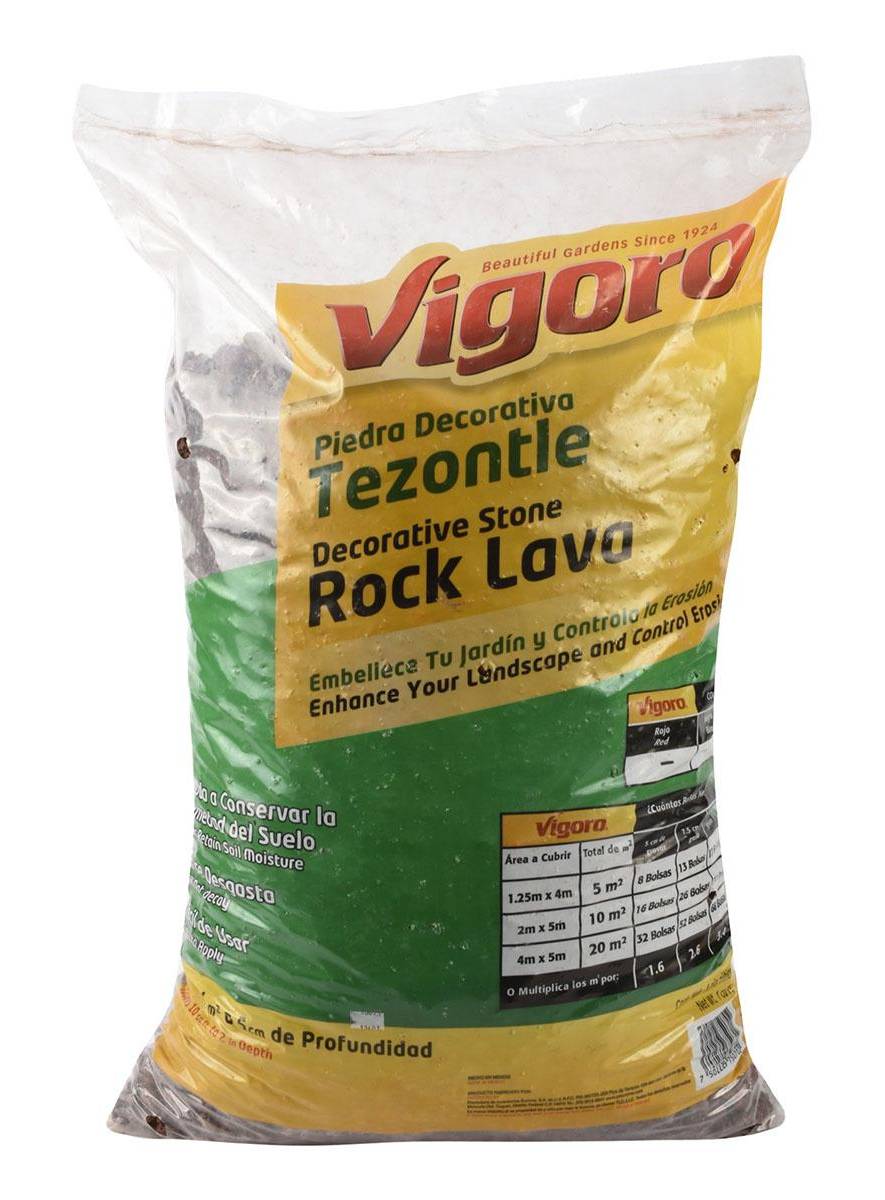 Vigoro · Piedra decorativa tezontle rojo