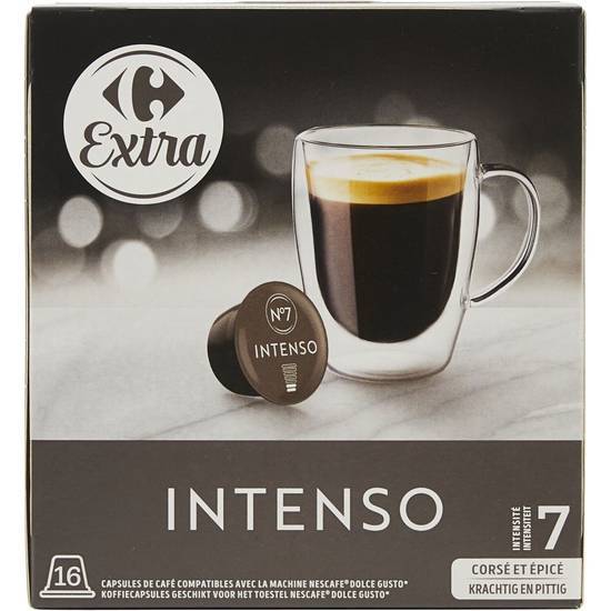 Carrefour Extra - Capsules de café intensité 7 (120 g)