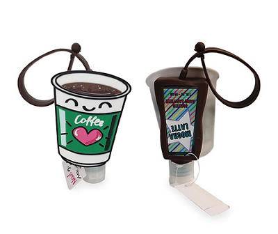 "Coffee" Mocha Latte Antibacterial Hand Sanitizer & Coffee Cup Holder